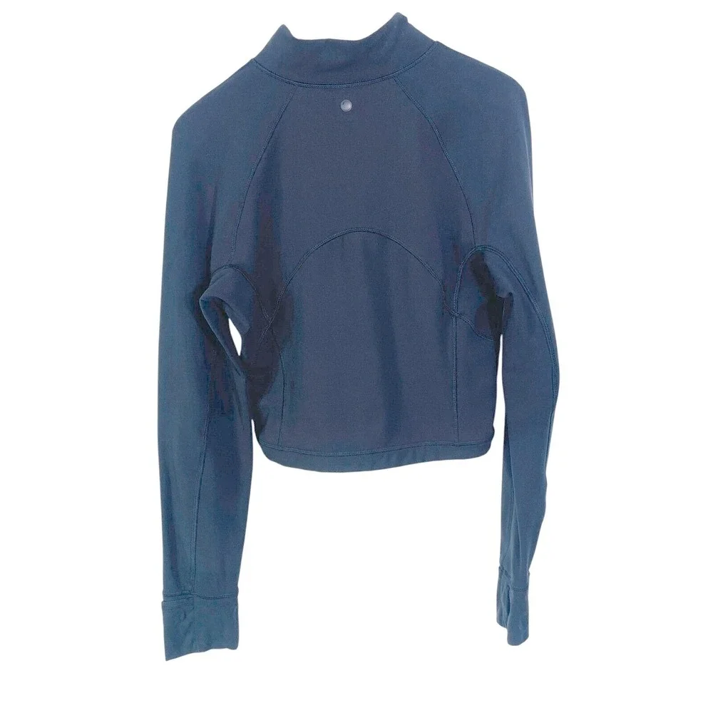 Yogalicious Compression Pullover Womens L Black Zip Gym Running Hiking Trail - Picture 10 of 16